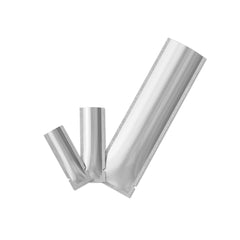 Aluminum SlickSeal™ Stick Pouches with Straight Corners
