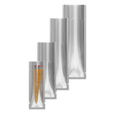 Clear Front and Aluminum SlickSeal™ Stick Pouches with Straight Corners