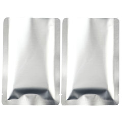 Iron Silver Retort Aluminum Open Top SlickSeal™ Bags with Rounded Corners
