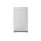 Customizable Single Side Clear Front with Chrome Silver Metallic Foil Flat Zipper Seal Bags (Full Customization)