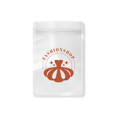 Customizable Frosted Translucent Polyethylene Flat Zipper Seal Bags (Basic Printing)