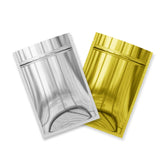 Customizable Smooth Glossy Double-Sided Mylar Flat Zipper Seal Bags (Basic Printing)