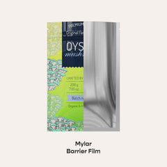 Customizable Glossy Double-Sided Two-Tone Ombre Gradient Mylar Zipper Seal Bags (Full Customization)