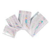 Customizable Diamond Holographic Double-Sided Flat Zipper Seal Bags (Basic Printing)