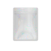Customizable Clear and Half Gemstone Colored Mylar Flat Zipper Seal Bags (Full Customization)