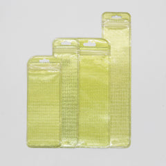 Reusable Flat Zipper Seal Bags – Half Golden Fleece Style with Window & Hang Hole