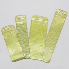 Reusable Flat Zipper Seal Bags – Half Golden Fleece Style with Window & Hang Hole