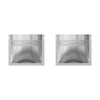 Flat Zipper Seal Bags - Glossy Double-Sided Mini Mylar Foil Smell Proof Bags - Chrome Silver