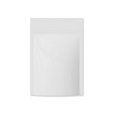 Customizable Mirror Black Open Bottom Mylar Pre-Sealed Top Zipper Seal Bags (Full Customization)