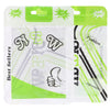 Reusable Flat Zipper Seal Bags – Clear Window & Butterfly Hang Hole QuickQlick® Style - New Product Green