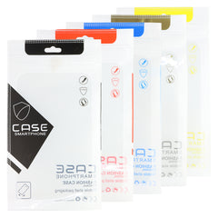Glossy Clear Window Case Print Packaging Flat Zipper Seal Bags with Butterfly Hang Hole