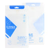 Glossy Clear Window Case Print Packaging Flat Zipper Seal Bags with Butterfly Hang Hole - Case Print Blue