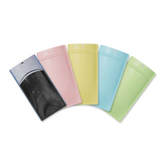 Customizable Glossy Transparent Bordered Window Design Plastic Zipper Seal Bags with Hang Hole (Basic Printing)
