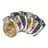 Flat Zipper Seal Bags – Holographic Grenade Die Cut Smell Proof Mylar Foil