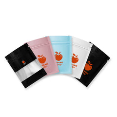 Customizable Matte Frosted Window Aluminum Flat Zipper Seal Bags (Basic Printing)