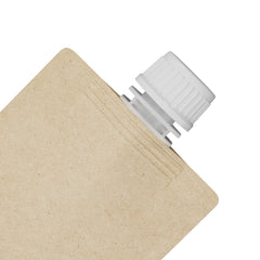 Classic Kraft Brown Stand Pouch with Top Wide Mouth Twist Cap