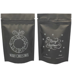 Double-Sided Matte Christmas Designed Mylar Stand Strong® Bags