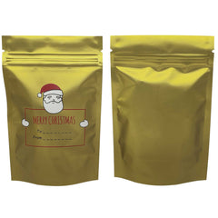 Double-Sided Matte Christmas Designed Mylar Stand Strong® Bags