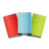 Customizable Matte Metalized Foil Stand Up Packaging Bags With Zipper Seal (Basic Printing)