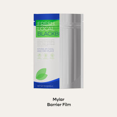 Customizable Double-Sided Matte Mylar Stand Up Zipper Seal Bags (Full Customization)