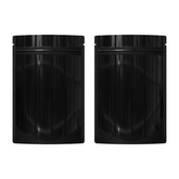 Double-Sided Glossy Mirror Black Mylar Stand Strong® Bags with Rounded Corners