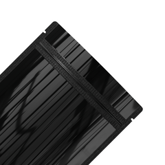 Double-Sided Glossy Mirror Black Mylar Stand Strong® Bags with Rounded Corners