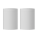 Matte Winter White Mylar Stand Strong® Bags with Rounded Corners