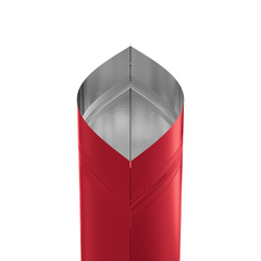 Matte Strawberry Red Mylar Stand Strong® Bags with Rounded Corners