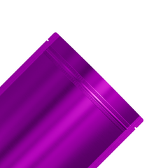 Matte Amythest Purple Mylar Stand Strong® Bags with Rounded Corners