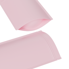 Matte Perfect Pink Mylar Stand Strong® Bags with Rounded Corners