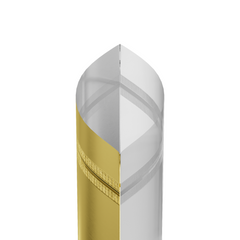 Single Side Matte Color Metallic Mylar Stand Strong® Bags with Rounded Corners