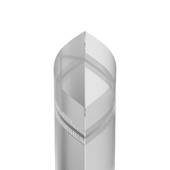 Matte Half Nickel Silver Metallic Mylar Stand Strong® Bags with Rounded Corners