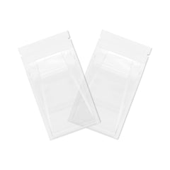 Customizable Clarity Clear with Side Gusset Stand Up Zipper Bags (Basic Printing)