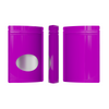 Glossy Hazy Purple Round Window Plastic and Mylar Stand Strong® Bags with Rounded Corners - Hazy Purple
