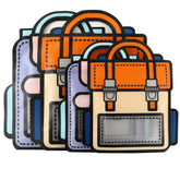 Matte Backpack Shape Design Stand Strong® with Clear Window