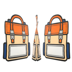 Matte Backpack Shape Design Stand Strong® with Clear Window