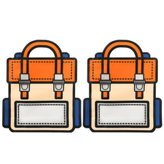 Matte Backpack Shape Design Stand Strong® with Clear Window