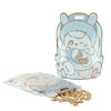 Rabbit Shaped Stand Strong® Bags with Carrying Top Handle - Snowflake Blue