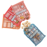 Assorted Color Storefront Design Stand Strong® Bags with Clear Window