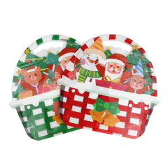 Santa, Snowman, Reindeer Print Designs Stand Strong® Bags with Die Cut Handle