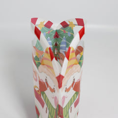 Santa, Snowman, Reindeer Print Designs Stand Strong® Bags with Die Cut Handle