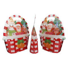 Santa, Snowman, Reindeer Print Designs Stand Strong® Bags with Die Cut Handle