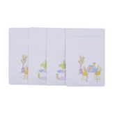 Matte White Relaxation Painting Mylar Stand Strong® Bags