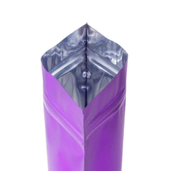 Matte Eggplant Purple Frosted Window Mylar Stand Strong® Bags