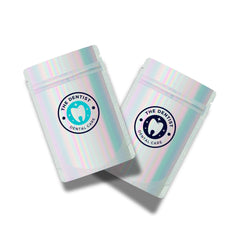Customizable Diamond Holographic Stand Up Zipper Seal Packaging Bags (Basic Printing)