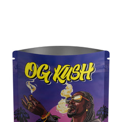 Matte Designs Smell Proof Metallic Foil Stand Strong® Bags with Frosted Window