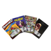 Matte Designs Smell Proof Metallic Foil Stand Strong® Bags with Frosted Window