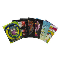 Matte Assorted Mystic Design Smell Proof Mylar Foil Stand Strong® Bags