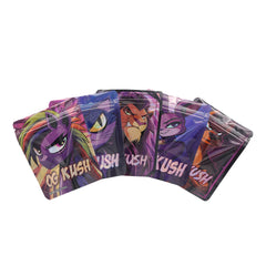 Holographic OG Animation Character Smell Proof Metallized Foil Stand Strong® Bags