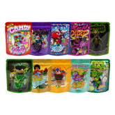 Holographic Pop Smoke Designed Smell Proof Mylar Foil Stand Strong® Bags